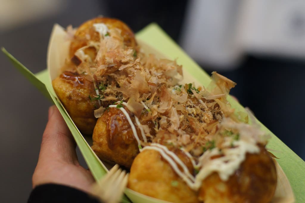 Even though Takoyaki originated in Osaka, it's quite popular in Tokyo as well. It has a wonderful melt in your mouth taste.