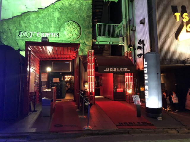 Left:ATOM Right: HARLEM both are really famous club in Shibuya