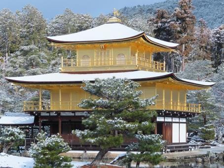 Kinkakuji in Winter