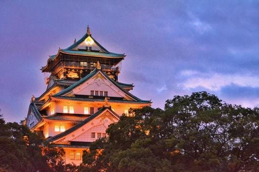 Osaka Castle Illumination