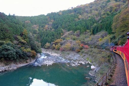 View From Arashiyama Trolley