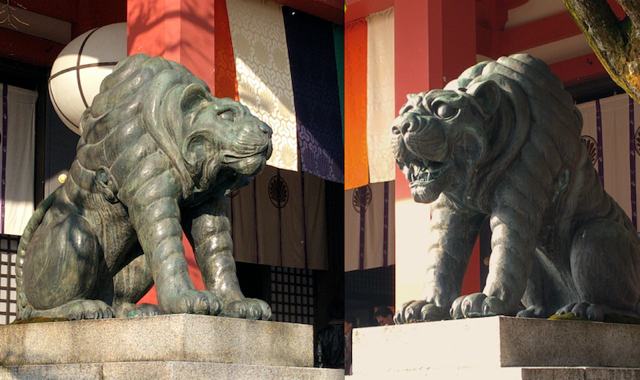 A-Un Tiger Statues